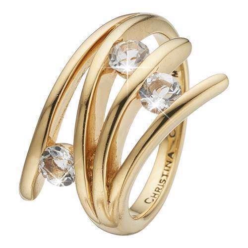 Image of Balance Love Forgyldt sølv Collect fingerringe smykke fra Christina Collect
